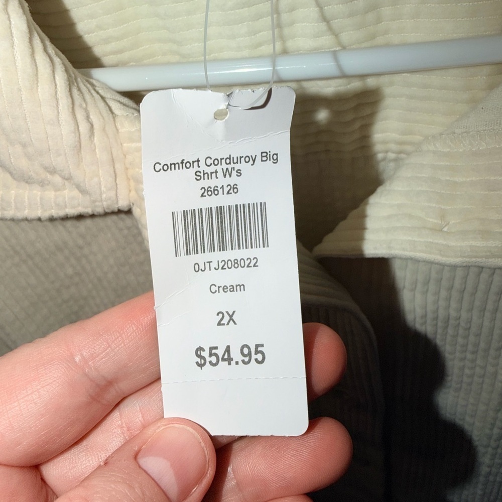 L.L. Bean Cream Men's Shirt - Picture 5 of 6